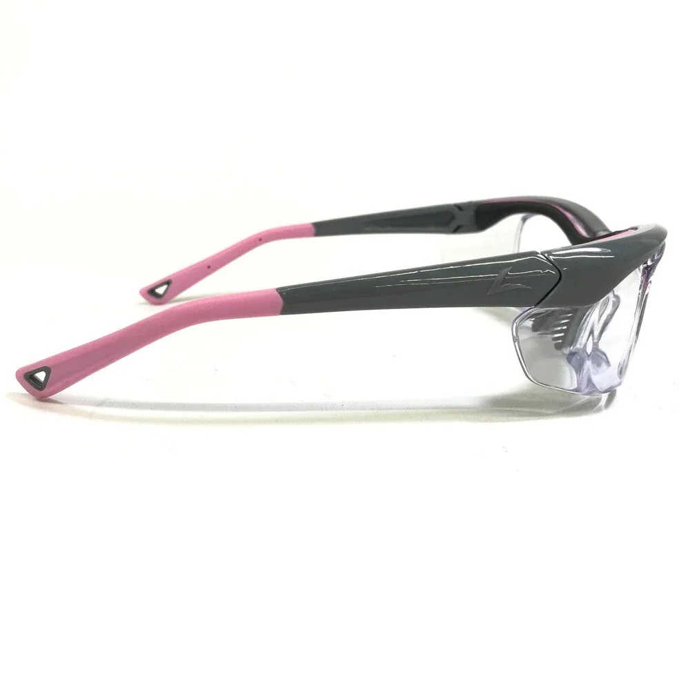 OnGuard Safety Goggles Eyeglasses Frames OG220S Gray Pink Clear Z87-2 55-15-130